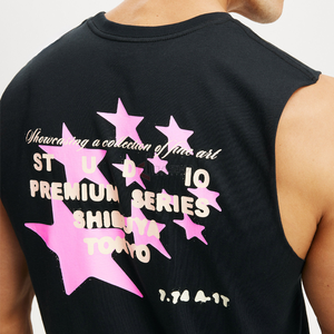 เสื้อกล้ามใส่ได้ทั้งชายและหญิงเสื้อยืดแขนกุดฮิปฮอปสตรีทแฟชั่นฤดูร้อน - Product Image 3