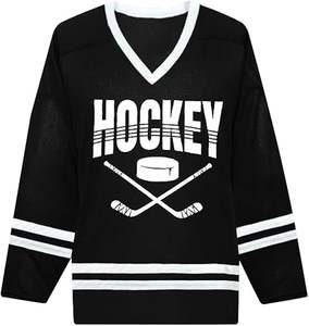 Camiseta de hockey sobre hielo con nombre de equipo de sublimación personalizada - Product Image 1