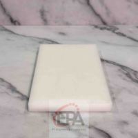 Lámina de POM Acetal EPA Elite Natural de 50 mm x 60 cm x 2 m, Grado de Extrusión para Alimentos, Plástico de Ingeniería de Uso Multipropósito para Cualquier Industria