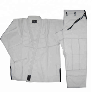Blanco nuevo algodón perla tejido brasileño Jiujitsu Kimono Bjj Gi negro Jiu Jitsu Gi venta completa ropa de artes marciales - Product Image 1