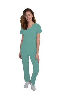 Costumes de coton personnalisés en gros unisexe Jogger élégant Infirmière de l'hôpital Médecin Porter unisexe médical Scrubs uniformes ensembles - Product Image 2