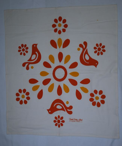 100% Organic Cotton Eco-Friendly <b>Kitchen</b> <b>Towel</b> Custom Floral Pattern Logo Print Elegant Soft Recyclable Yellow Canvas Disposable - Product Image 6