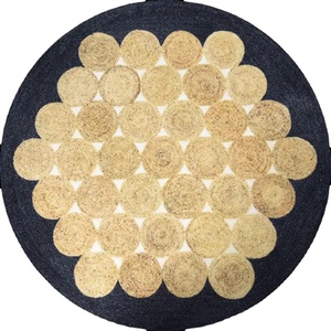 Purenest พรมปูพื้นแบบกลมพรมกำมะหยี่สำหรับห้องนั่งเล่นโรงแรม1ชิ้น - Product Image 2