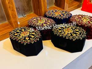 Beautiful Royal Piece Wholesale Jewelry <b>Storage</b> <b>Box</b> Shanell And Velvet Fabric Embroidery Work Customized Style Best Price - Product Image 5