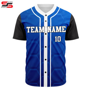 Uniforme de baseball personnalisé - Impression par sublimation de haute qualité, 100% polyester, vêtements d'équipe, prix de gros abordable - Product Image 3