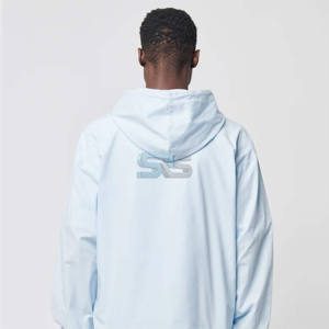 เสื้อฮู้ดมีซิปสำหรับผู้ชายเสื้อฮู้ดฤดูหนาวพิมพ์ลายสไตล์มืออาชีพผ้าคอตตอนผสมโลโก้ตามสั่ง - Product Image 3