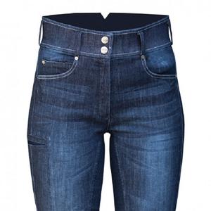 Nueva llegada personalizable de las mujeres de equitación pantalones de mezclilla de cintura alta mostrar ropa a granel al por mayor pantalones de montar a caballo Pantalones - Product Image 6