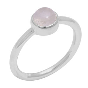Classique pierre précieuse solide 925 argent Sterling blanc arc-en-ciel bague ronde Micron Design de luxe personnalisé bijoux fins anneaux pour les femmes - Product Image 1
