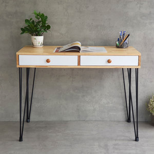 Modern <b>Computer</b> <b>Desk</b> with Hairpin Legs 100x50cm 5 Drawers BD68106 - Product Image 5