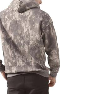 Personalizado de alta calidad 500gsm de peso pesado de gran tamaño de algodón de los hombres de la sublimación sudaderas con capucha en blanco liso sudaderas con capucha de los hombres - Product Image 4