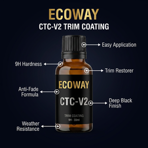 Revestimiento Restaurador de Molduras de Plástico CTC-V2 |   Protección Cerámica para el Interior del Automóvil |   Resistente a los Rayos UV +170% Brillo |   20000 Ciclos |   Taiwán 50ml - Product Image 3