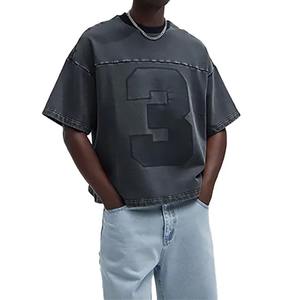 100% Cotton Custom <b>Men</b> Acid Wash <b>T</b>-<b>shirt</b> Front <b>Pocket</b> Style Casual <b>Men</b> Acid Wash <b>T</b>-<b>shirt</b> - Product Image 1