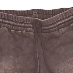 Pantalones Cortos Deportivos Unisex de Secado Rápido, Resistentes al Viento, Lavado Ácido, 100% Algodón, Cintura Media con Cordón Ajustable para Gimnasio y Fitness - Product Image 6