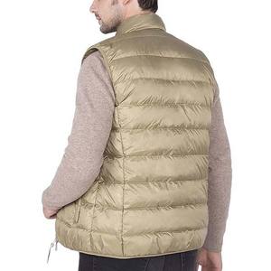 Chaleco Acolchado de Lona para Hombre, de Alta Calidad OEM, Personalizado, Ligero, Informal, Sin Mangas, Holgado, con Frente Acolchado - Product Image 4