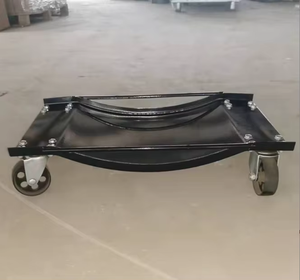 Paire de roues en acier <span class=keywords><strong>1000LBS</strong></span> Rouleau mobile de pneu de voiture hydraulique pour garage de réparation automobile de camion de véhicule avec roues en acier de 3.5 pouces - Product Image 4