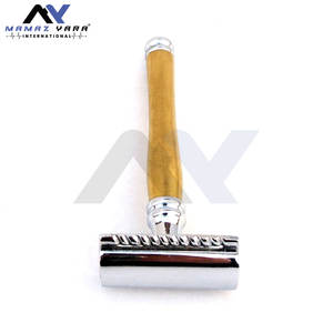 Maquinilla de Afeitar de Doble Filo con Mango Largo de Bambú Natural, Afeitadora Ecológica y Sostenible para Hombre y Mujer, Ergonómica - Product Image 3