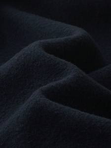 Chaqueta universitaria acolchada de lana con capucha Beige marino Unisex 100% algodón Streetwear College Baseball prendas de vestir exteriores Red Rib Trim Warm - Product Image 5