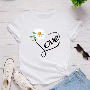 Camisetas de mujer de verano 2025 en algodón de todos los colores hechas con camisetas con patrones personalizados - Product Image 5