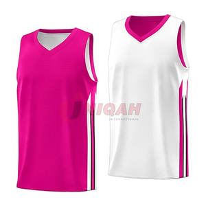 Maillot de basket-ball réversible unisexe de haute qualité, style hip-hop, ensembles d'uniformes d'équipe athlétique, chemises vierges, tailles respirantes - Product Image 1