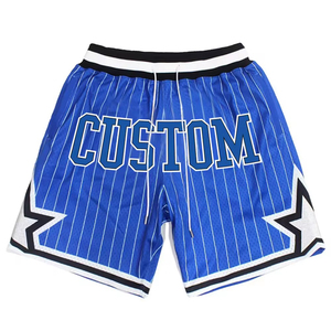 Pantalones Cortos Largos de baloncesto Miami de 5 pulgadas personalizados para hombre, jersey de malla de secado rápido forrado, estilo informal, sublimación, diseño liso en blanco lavado - Product Image 5