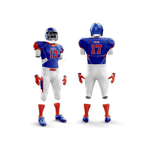 Customizable Unisex American Football Jersey Set Latest Breathable Short Sleeve Design Plus Size <b>Heat</b>-Transfer Printing High - Product Image 6