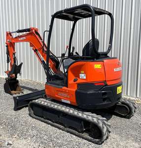 ENVÍO GRATUITO Miniexcavadora KUBOTA U35-4 de 28 HP, con cabina abierta, diésel, EPA, CE, bomba hidráulica auxiliar, caja de cambios, PLC. - Product Image 6