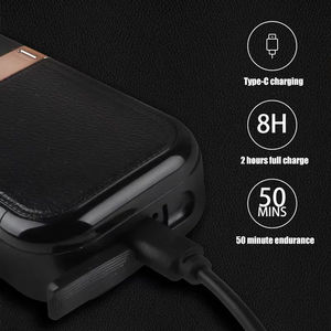 Cortadora y afeitadora <span class=keywords><strong>Kemel</strong></span> recargable, juego profesional de cortapelos Gold 5017, recortadora impermeable Ipx7 recargable - Product Image 3