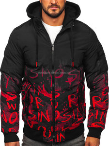 Vente en gros Veste d'hiver pour hommes Manteau bouffant de bombardier à bulles chaud à col montant avec options personnalisées - Product Image 3