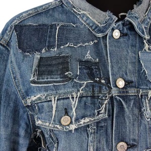 2025 personnalisable femmes bleu Denim veste élégant à manches longues avec de grandes poches université et blazer femmes manteau veste pour femmes - Product Image 3