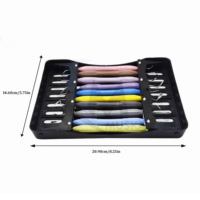 Instruments dentaires OldMed pour composites, instruments de restauration, kit de haute qualité en acier inoxydable médical avec poignée en silicone