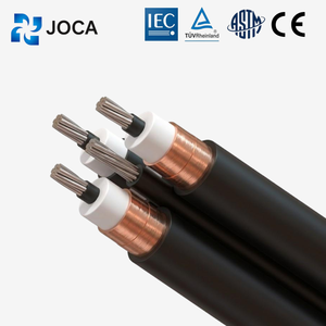 Joca 0.6/1kV AAC ABC สาย3x25 3x35 3x50 3x70 3x95 <span class=keywords><strong>IEC</strong></span> <span class=keywords><strong>60502</strong></span>รวมอากาศ PVC อลูมิเนียม XLPE แจ็คเก็ต IP68สายไฟเหนือศีรษะ - Product Image 1