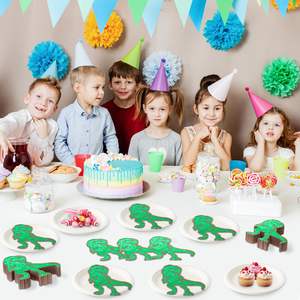 Serviettes de Cocktail pour 3ème <span class=keywords><strong>Anniversaire</strong></span> de Dinosaure, Lot de 50, Serviettes de Cocktail en Papier Dinosaure Trois Rex en Vrac, Décoration de <span class=keywords><strong>Table</strong></span> pour Bébé Garçon Fille - Product Image 3