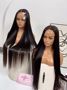 Peluca de pelo Remy de la mejor calidad al por mayor buen precio cierre recto de hueso vietnamita y color natural frontal - Product Image 2