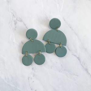 Pendientes de Resina Artísticos Hechos a Mano, Tamaño Personalizado, Colores de Dos Tonos, Diseño Floral, Joyería de Moda, Regalo para Mujer, Estilo Ángel, Artesanía - Product Image 2