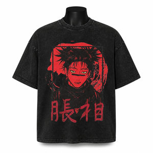Camiseta Gráfica Extra Grande con Lavado Ácido Personalizada, Estilo Vintage, Algodón Lavado, Ropa Urbana, Fabricante OEM ODM - Product Image 1