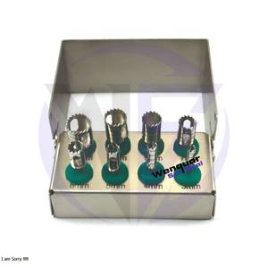 ชุดเจาะทรีไฟน์8ชิ้นชุดดอกสว่านไทเทเนียมแบบมืออาชีพสำหรับทันตกรรมรากฟันเทียมพร้อมที่จับเครื่องมือทันตกรรม - Product Image 3