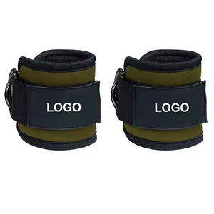 Sangles de cheville de sport en néoprène imperméable de qualité solide, couleurs jaune et noir, protection professionnelle, unisexe, vente chaude, design personnalisé - Product Image 1