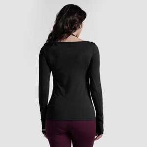 Innovflex Tee 2.0 Black Yoga <b>Top</b> - Product Image 2
