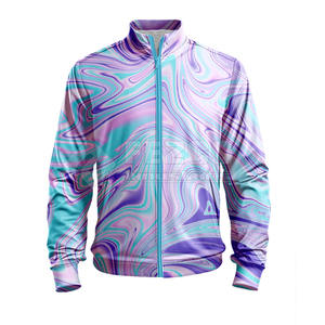 ชุดวอร์มออกกำลังกายสำหรับผู้ชายชุดออกกำลังกายเล่นยิมของผู้ชายเสื้อมีฮู้ดคอปกแบบซับลิเมชันต่ำ - Product Image 4