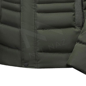 Outdoor Warm <b>Long</b> Sleeve Puffer <b>Jacket</b> Winter <b>Men's</b> Hooded Waterproof High Street Fashion Custom Plus Size Stand Adults Solid - Product Image 4