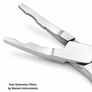Pinzas Profesionales de Alta Calidad para Extensiones de Cabello de Acero Inoxidable, Herramienta de Salón - MANAN INSTRUMENTS, Color y Logotipo Personalizables - Product Image 3