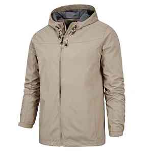 Veste Softshell en Polyester Personnalisée de Haute Qualité pour Hommes, Respirante, Imperméable, à Capuche, Coupe-Vent, Style Casual, Vente en Gros - Product Image 4