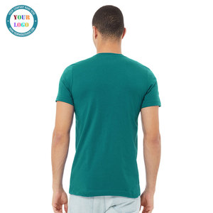 Camiseta de algodón pima con cuello en V para hombre transpirable - Product Image 6
