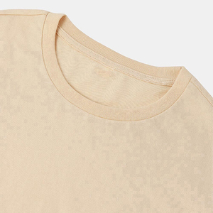 เสื้อยืดผ้าฝ้าย100% สำหรับผู้ชาย95% ฟิตเนสยิมผ้าโพลีเอสเตอร์ผ้าสแปนเด็กซ์แห้งเร็ว - Product Image 4