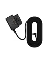 Câble de raccordement OBD2 vers USB C avec mode ACC automatique, kit de câblage OBD pour mode stationnement 24H 5V 2.5A, compatible avec caméra embarquée, DVR, GPS