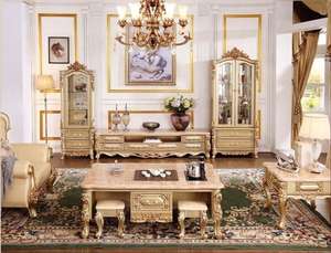 Buffet en teck massif de style mid-century, écologique, fait à la main, durable, design antique, poignées en laiton pour salle à manger/salon - Product Image 3