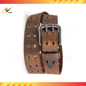 Ceintures professionnelles vintage en cuir PU pour hommes, boucle en alliage, largeur 3,8 cm, longueur 120 cm, couleur et logo personnalisables, cadeaux d'affaires - Product Image 4