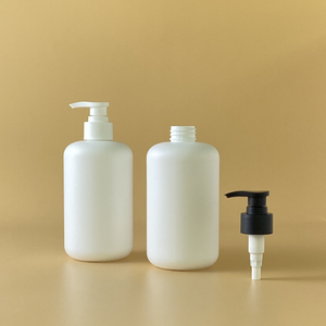 Bouteilles de shampooing de gel douche en plastique à épaule blanche de 500ml personnalisées bouteilles de lotion en plastique PE pour soins de la peau emballage de Pavico Vietnam - Product Image 3