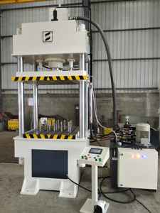 เครื่องกดไฮดรอลิกแบบสองหัว200ตันพร้อมส่วนประกอบหลักของ PLC สำหรับการวาดแบบลึกไฮดรอลิก - Product Image 2