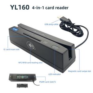 Lecteur de cartes magnétiques multifonctionnel, lecteur de cartes à puce, lecteur de cartes NFC, lecteur de cartes PSAM, lecteur-graveur à utiliser avec la <span class=keywords><strong>caisse</strong></span> enregistreuse YL160 - Product Image 4